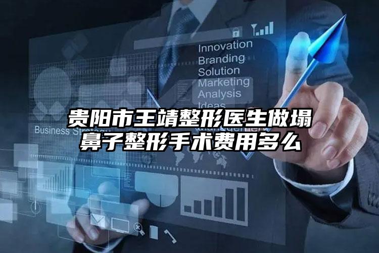 贵阳市王靖整形医生做塌鼻子整形手术费用多么