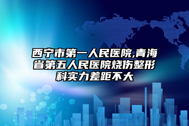 西宁市第一人民医院,青海省第五人民医院烧伤整形科实力差距不大